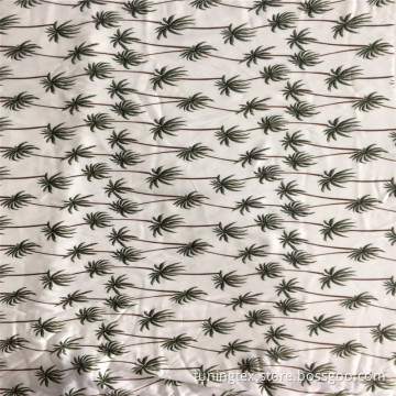 Rayon Coconut Palm Print Fabric